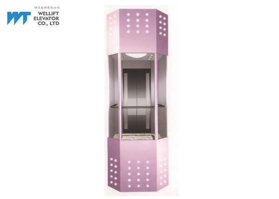 अवलोकन लिफ्ट केबिन सजावट 304 स्टेनलेस स्टील सामग्री अनुकूलित रंग