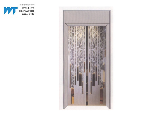 आधुनिक होटल लिफ्ट के लिए लक्जरी लिफ्ट दरवाजे के साथ लिफ्ट केबिन सजावट